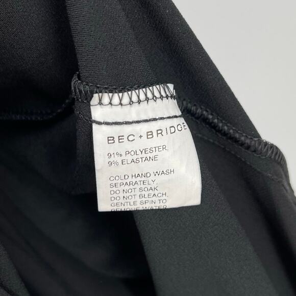 Bec + Bridge | Minx Midi Dress Black Backless Cut Out Maxi 4 - Picture 12 of 13